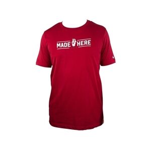 New MADE HERE The General Cotton Men’s Tee Red Black White Short Sleeve T-Shirt